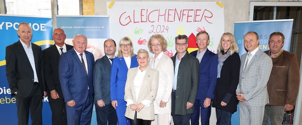 Promis bei der Gleichenfeier im PBZ Himberg